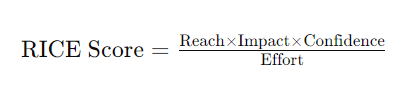 rice score calculation